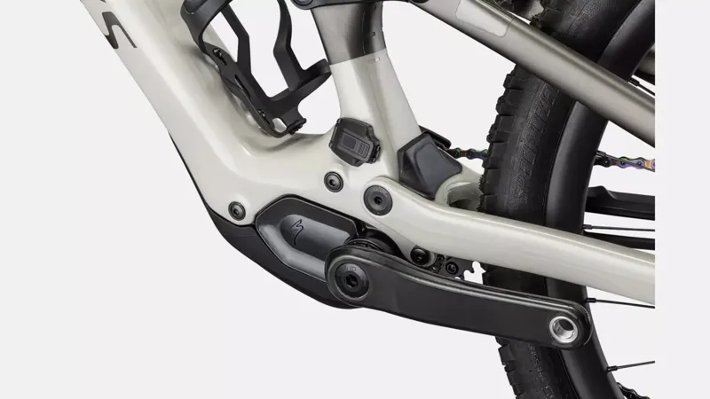 Specialized Levo SL S-Works Carbon Electric Bike 2023 Gloss White/Gunmetal/Silver Dust-7