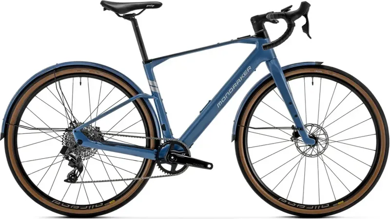 Mondraker Dusty SX RR Electric Gravel Bike 2025 Blue/Carbon/Silver