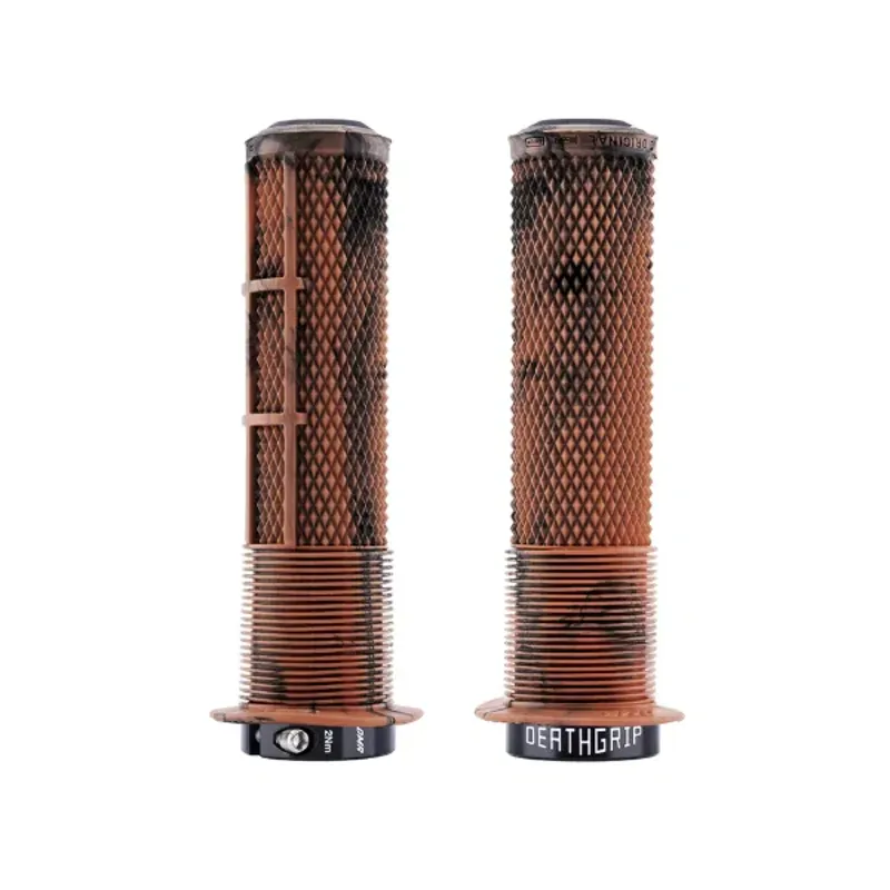 DMR DeathGrip 2 Grips Flanged Brown Marble