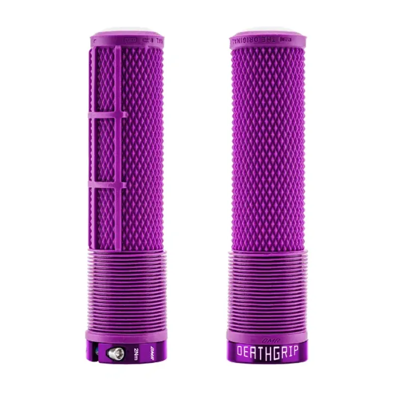 DMR DeathGrip 2 Grips Non Flanged Thick Full Purple