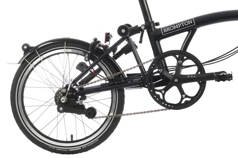 Brompton C Line Mid 6 Speed Folding Bike 2025 Matt Black-2