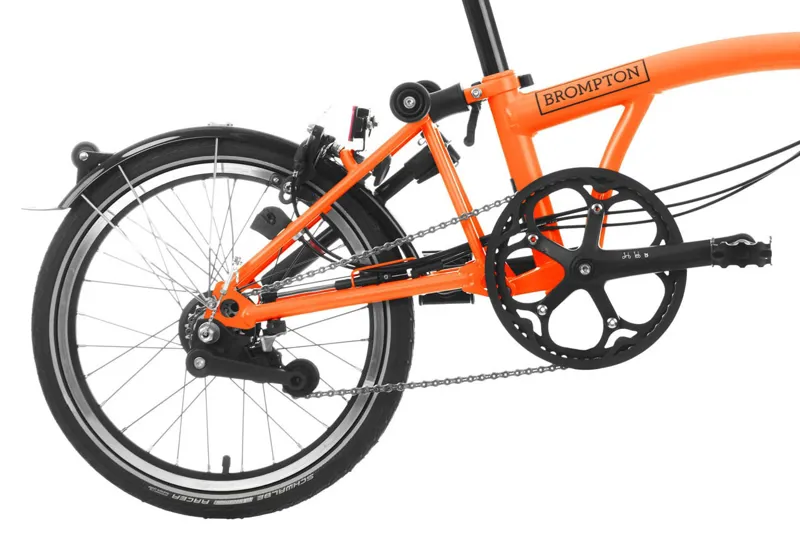 Brompton C Line Mid 6 Speed Folding Bike 2025 Sunset Orange-3
