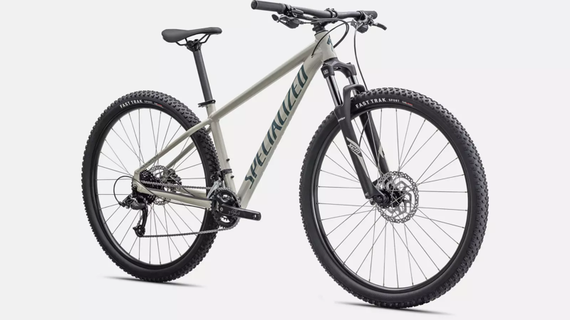 Specialized Rockhopper Sport 27.5 Hardtail Mountain Bike 2024 Gloss White Mountains/Dusty Turquoise-1