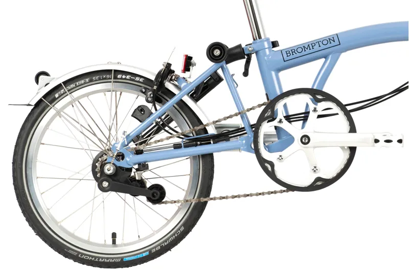 Brompton C-Line Explore Mid Folding Bike 2023 Cloud Blue-4