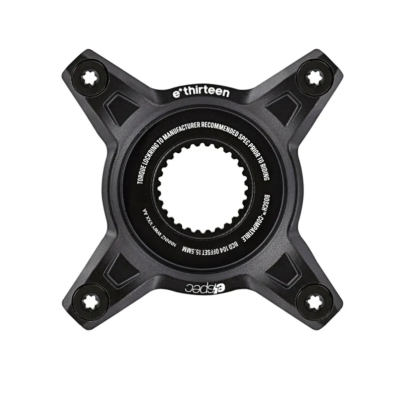 E13 ESpec 104 BCD Spider Aluminum Direct Mount Carrier Black