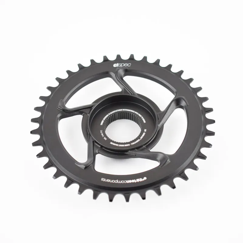 E13 Shimano E8000 Aluminium DM Chainring Black