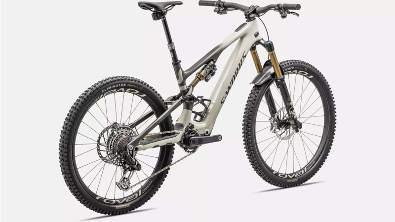 Specialized Levo SL S-Works Carbon Electric Bike 2023 Gloss White/Gunmetal/Silver Dust-1