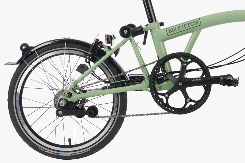 Brompton C-Line Explore Low Bar Folding Bike 2023 Matcha Green-4