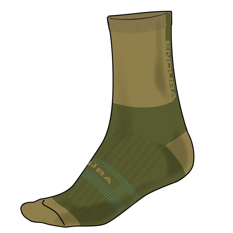 Endura Baabaa Merino Winter Sock Moss Green