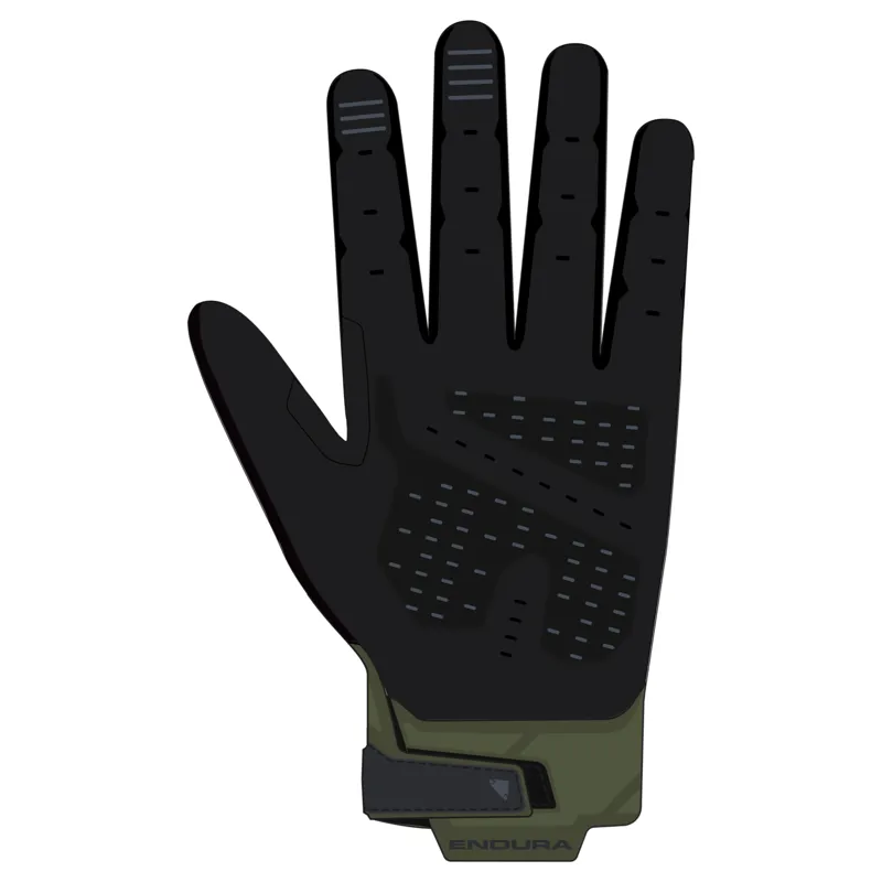 Endura Hummvee Gel Glove Olive Green-1