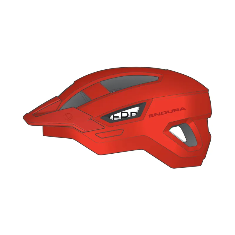 Endura Hummvee MTB Helmet Flame Red-2