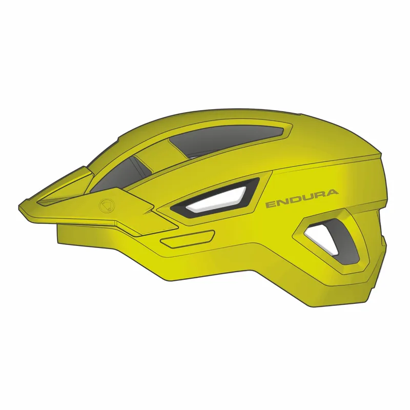 Endura Hummvee MTB Helmet Lime Green-3