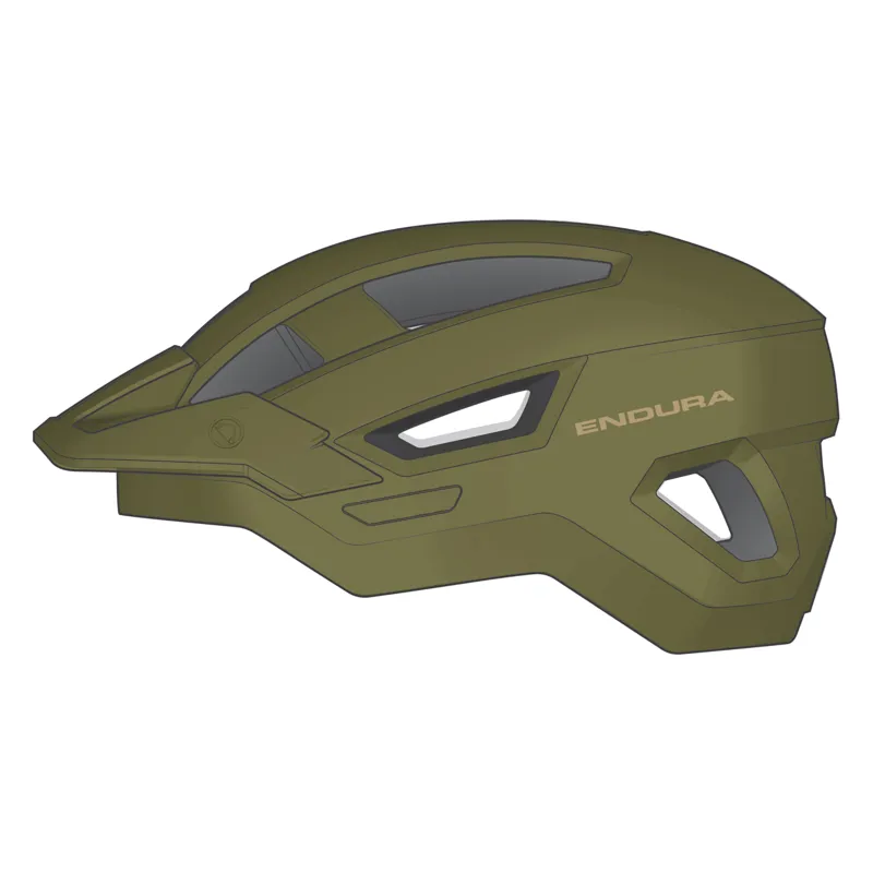 Endura Hummvee MTB Helmet Tweed Green-5