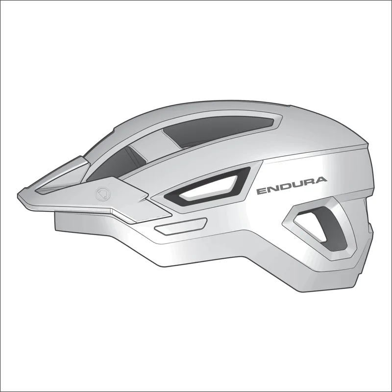 Endura Hummvee MTB Helmet White-4