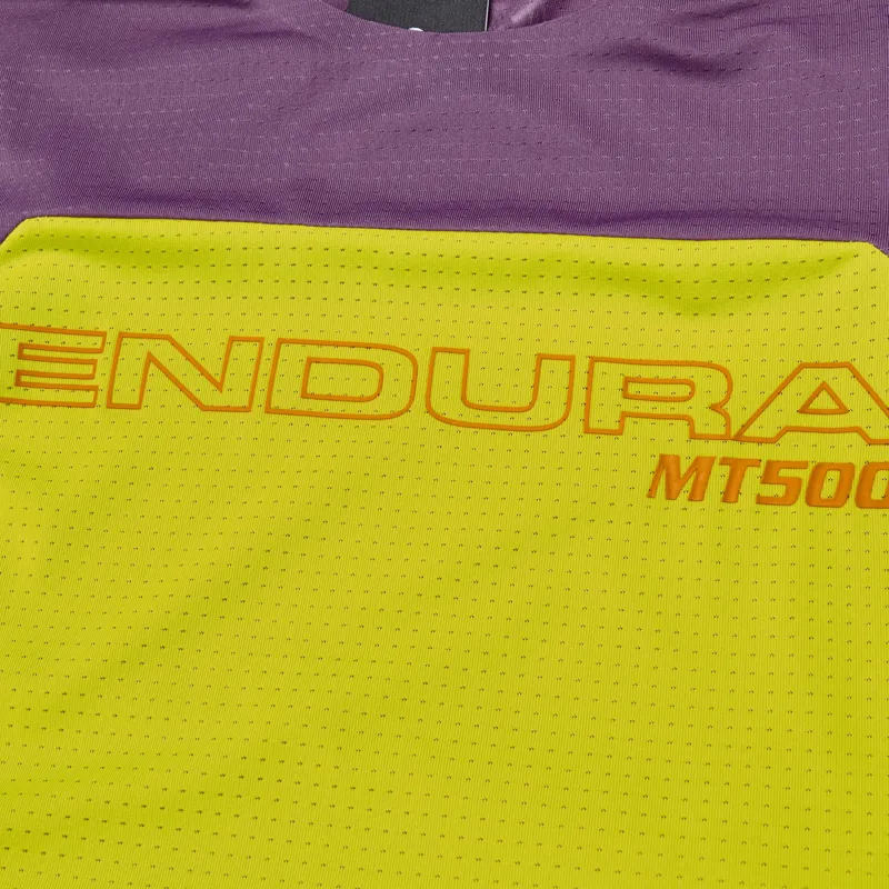 Endura MT500Jr Burner Kids Long Sleeve Jersey End Citrus-2