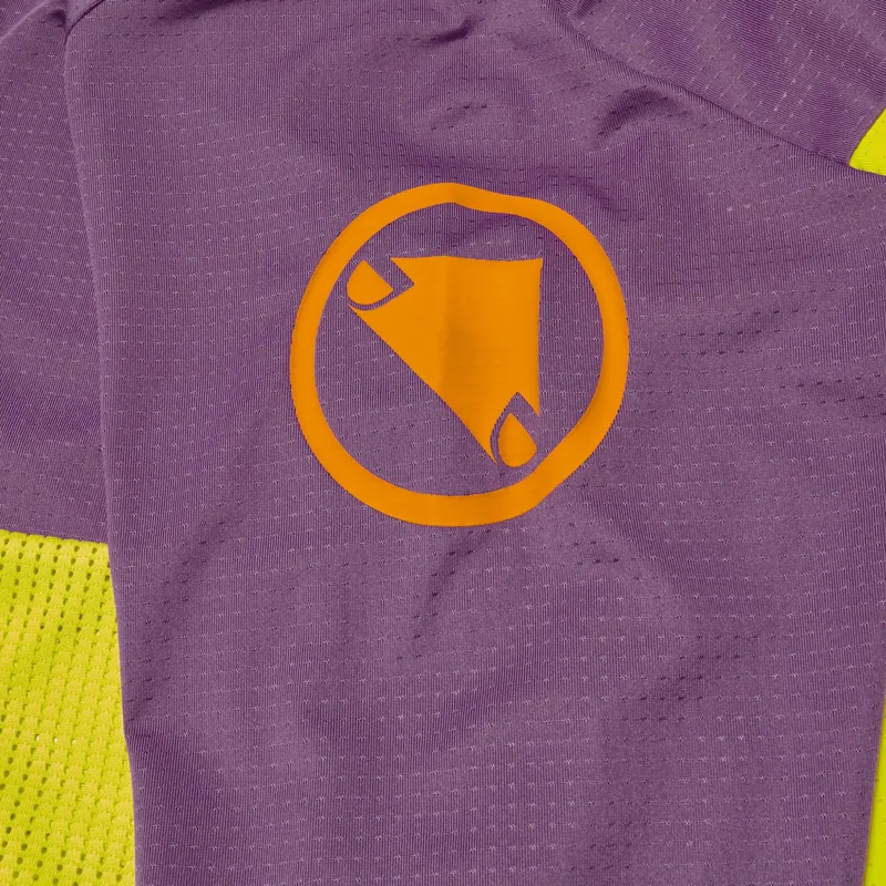 Endura MT500Jr Burner Kids Long Sleeve Jersey End Citrus-3