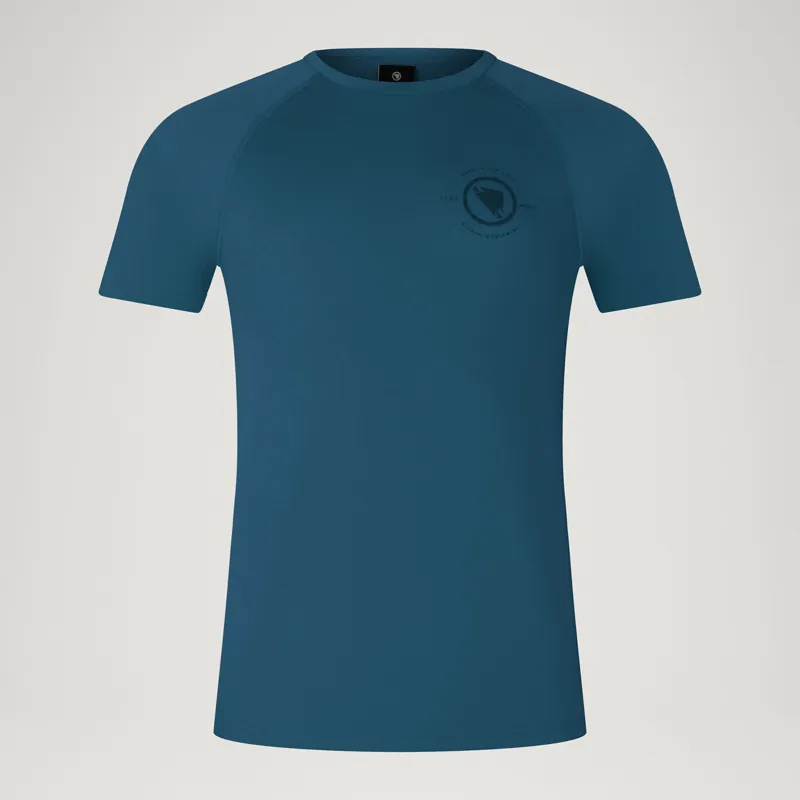 Endura Loop Tech Short Sleeve Tee Barra Blue-4