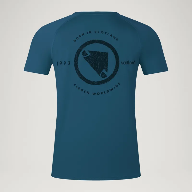 Endura Loop Tech Short Sleeve Tee Barra Blue-5