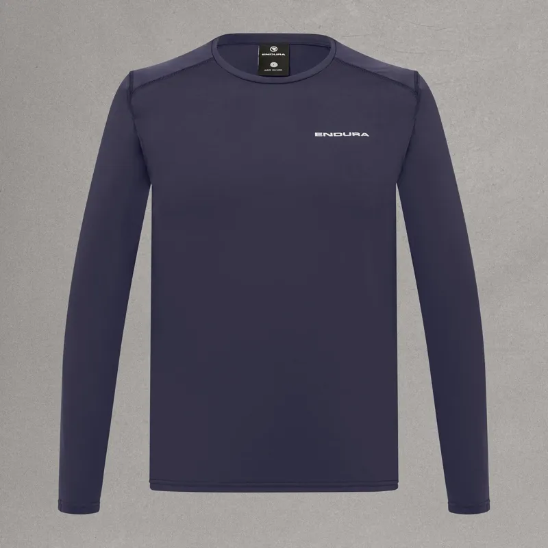 Endura Loop Tech Long Sleeve Tee Shirt Carbon Grey