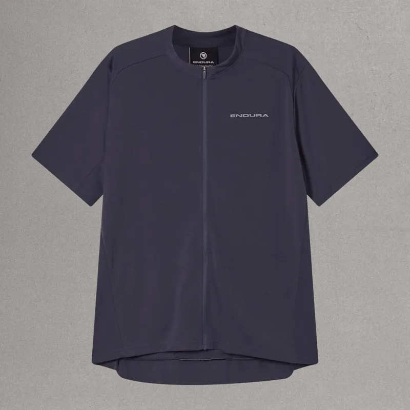 Endura Loop Zipped Short Sleeve Jersey Carbon Grey-1