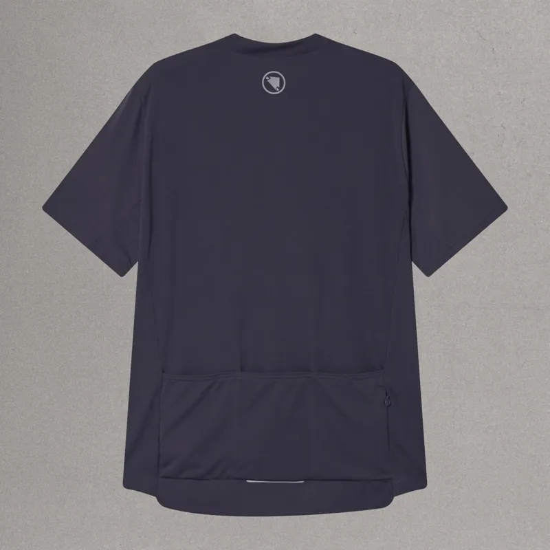 Endura Loop Zipped Short Sleeve Jersey Carbon Grey