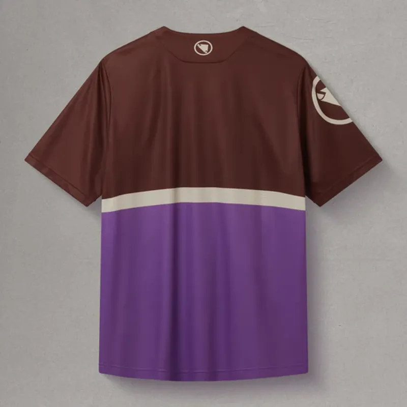 Endura Singletrack II Core Short Sleeve Tee Shirt End Mahogany-1