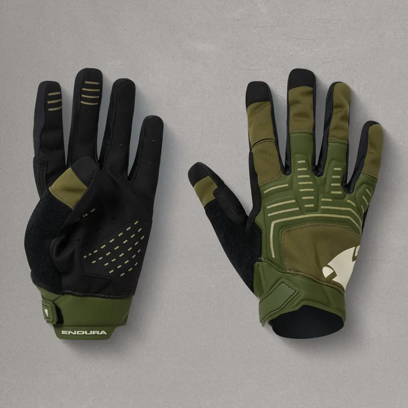 Endura SingleTrack Windproof Glove Moss Green