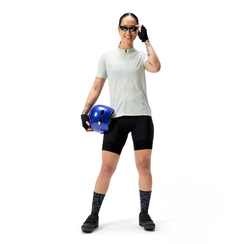 Endura Loop Short Sleeve Zipped Jersey Women Mains Grey-2