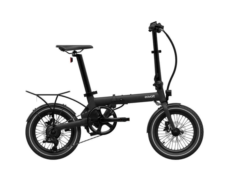 Eovolt Morning 16in Folding Electric Bike 2025 Onyx Black
