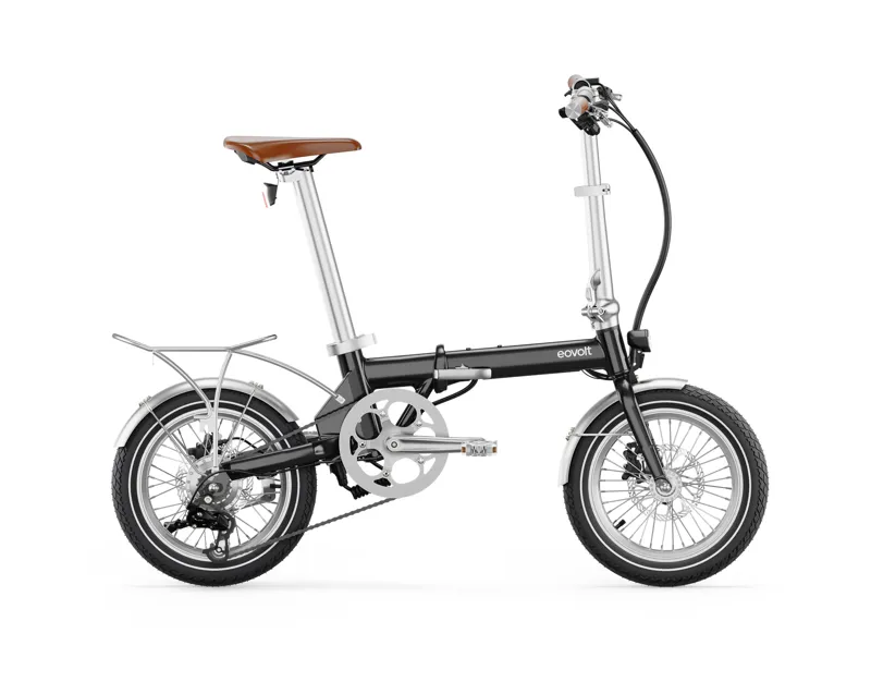 Eovolt Morning Vintage Folding Electric Bike 2025 Satin Black