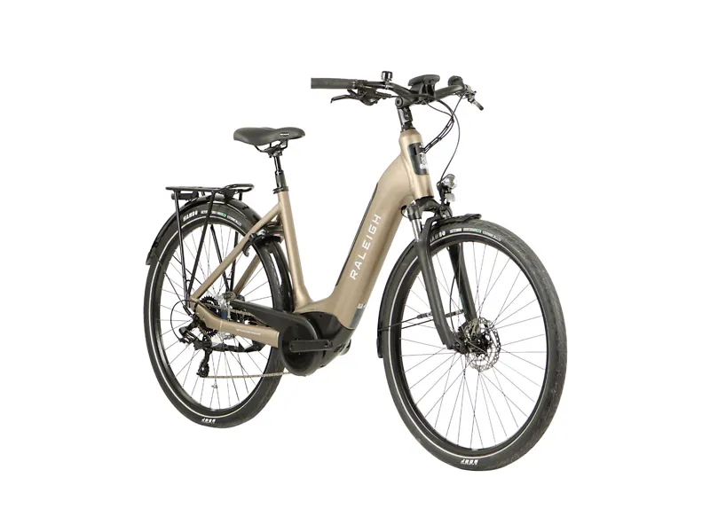 Raleigh Motus Tour Step Through Electric Bike 2023 Champagne-1