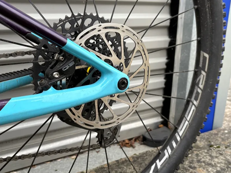 Ex Demo Mondraker Raze Carbon RR Small Mountain Bike 2023 Purple/Blue-3