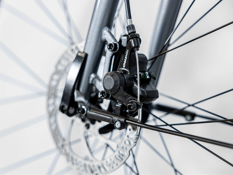 Trek Verve 1 Lowstep Equipped Hybrid Bike 2023  Galactic Grey-6