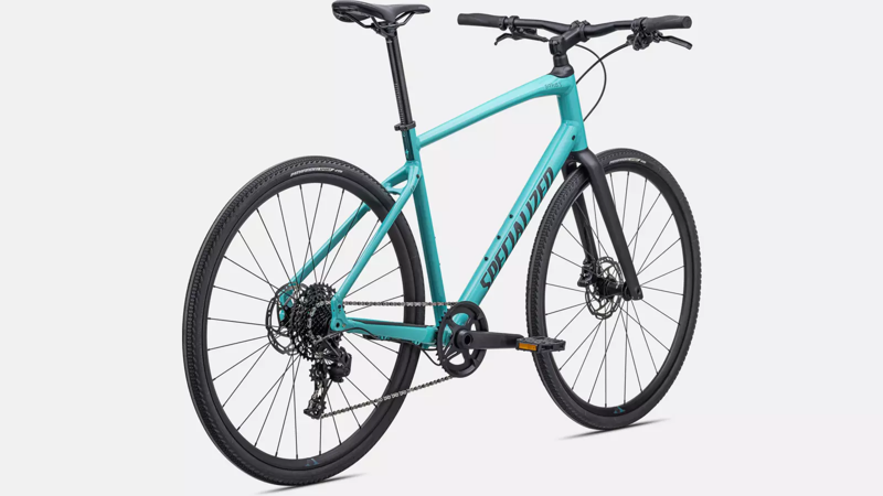 Specialized Sirrus X 4.0 Hybrid Bike 2024 Gloss Lagoon Blue/Tropical Teal/Satin Black Reflective-2