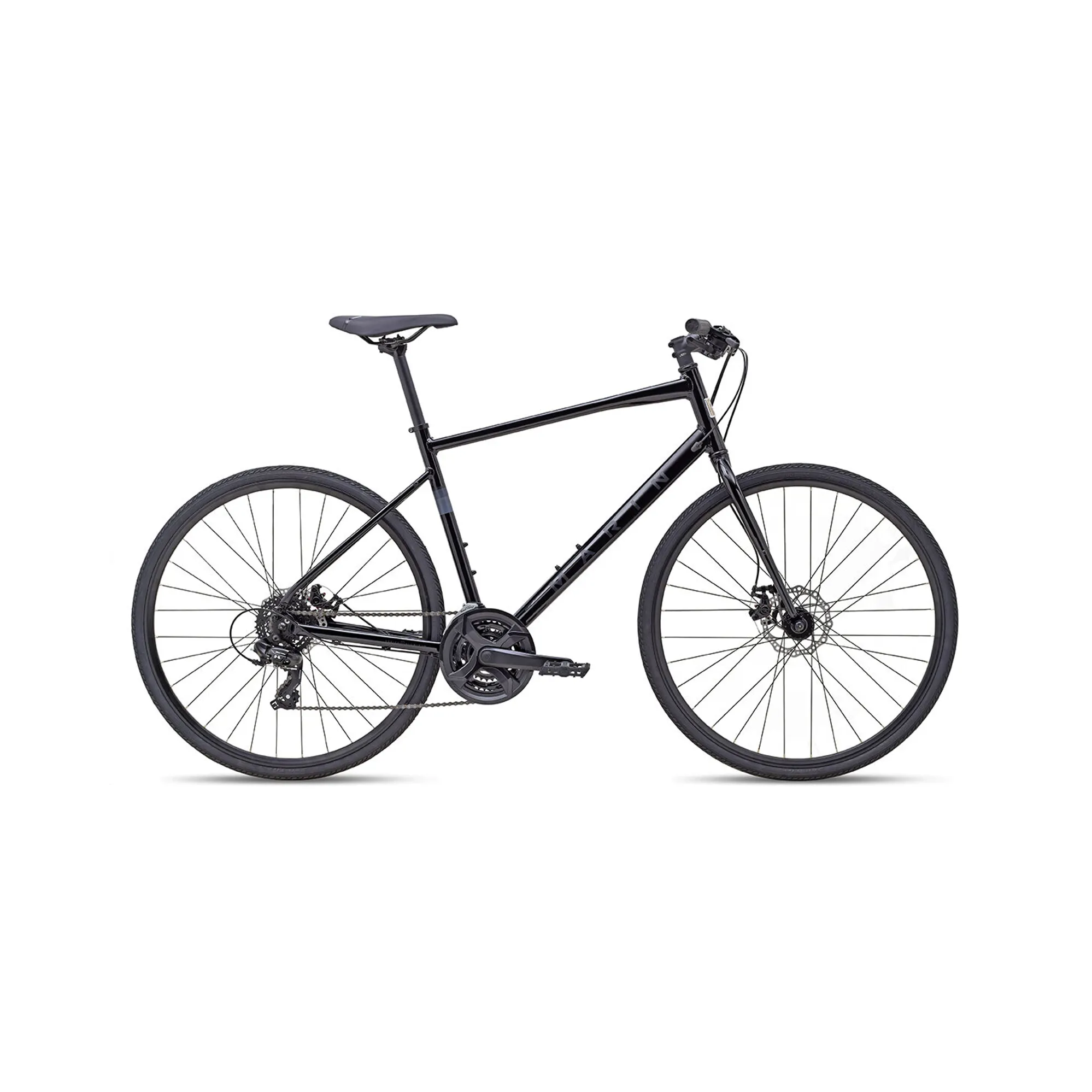 Marin Fairfax Hyrbrid Bike 2025 Black