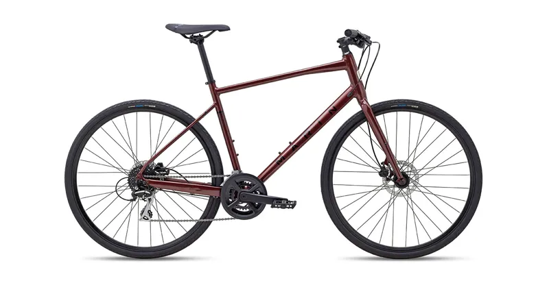 Marin Fairfax Hybrid Bike 2025 RED BLACK