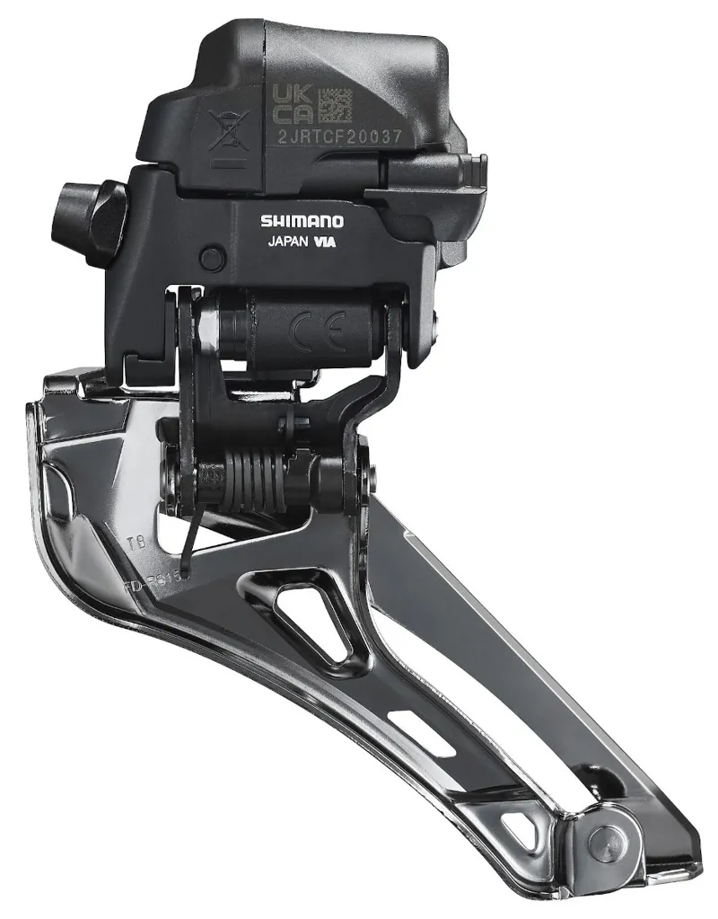 Shimano Ultegra FD-R8150 Di2 12-Speed Braze On Front Derailleur Grey-1