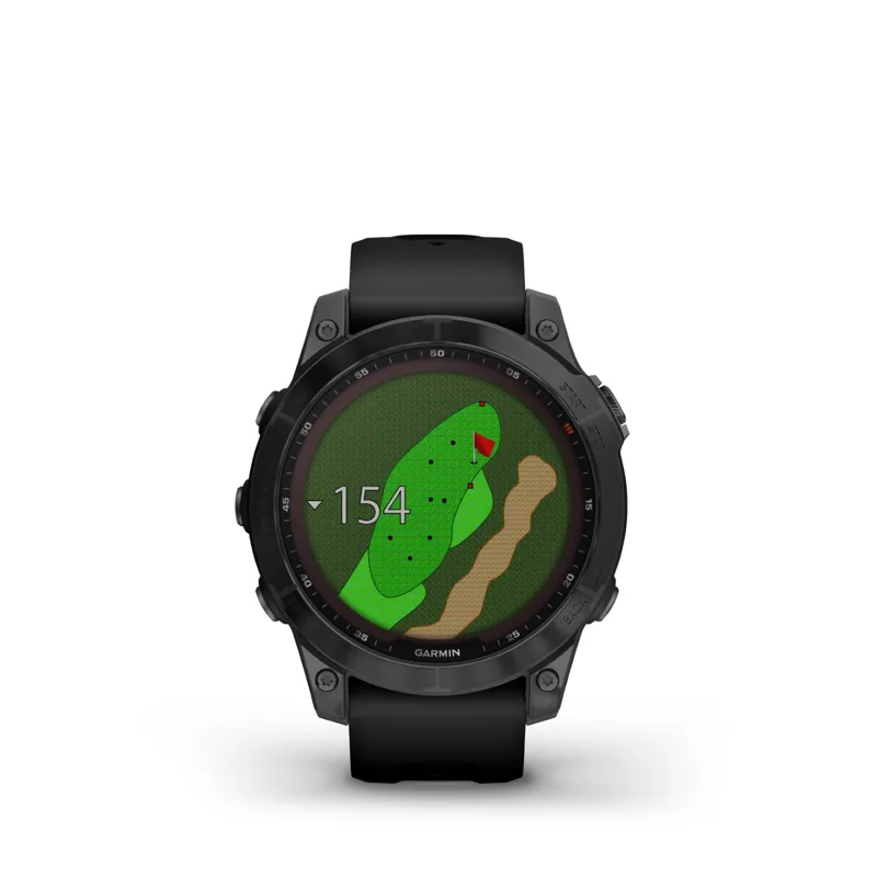 Garmin Fenix 7 Sapphire GPS Watch Black DLC Titanium/Black Band-3