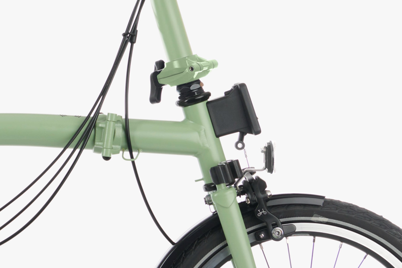 Brompton C-Line Explore Low Bar Folding Bike 2023 Matcha Green-5