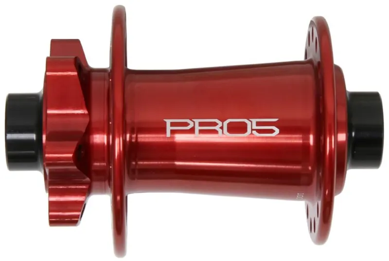 Hope Pro5 Front 6 Bolt 28H Hub Red-1