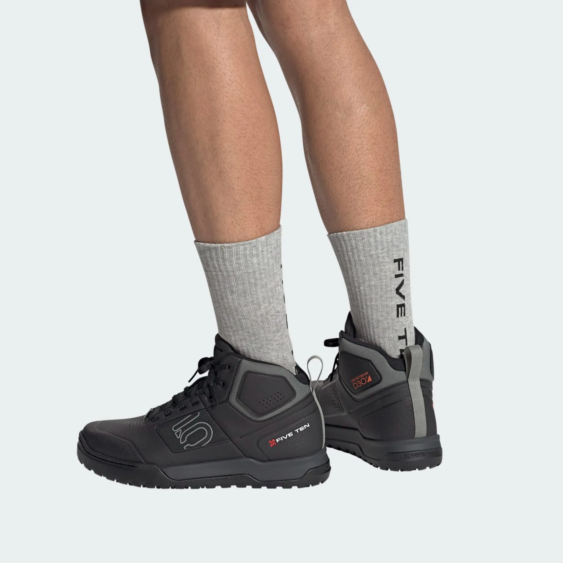 Five Ten Impact Pro Mid Flat MTB Shoes Black/Grey