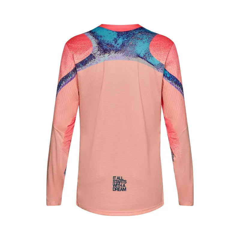 Fox Flexair Vision Limited Edition Long Sleeve Jersey Peach-1