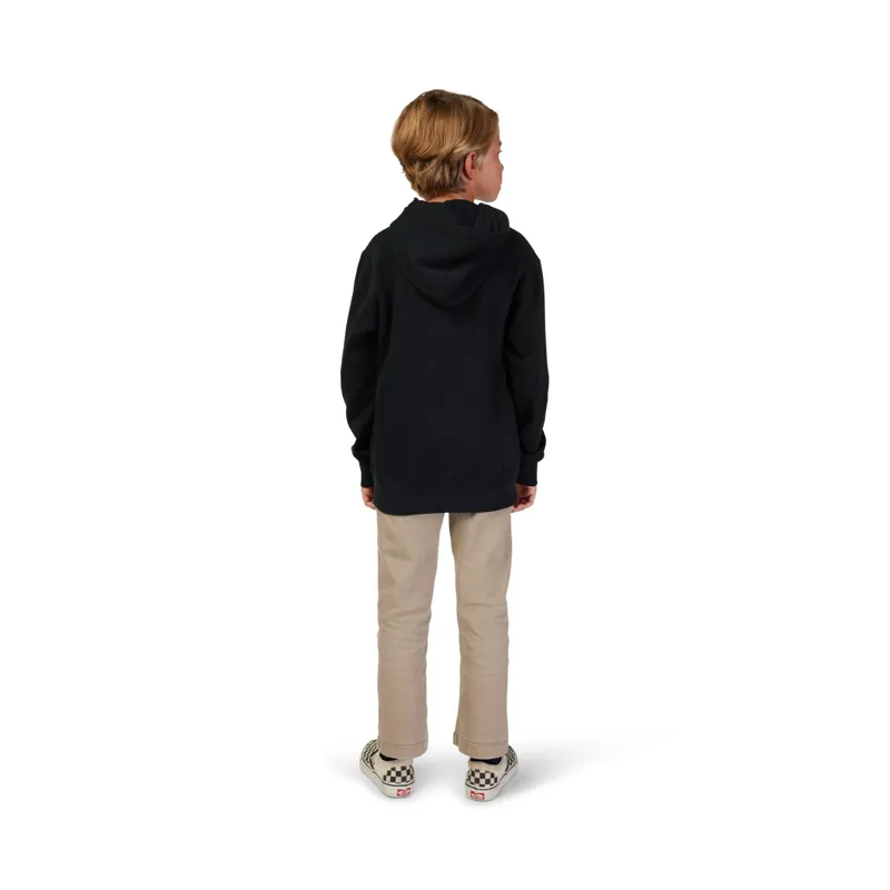 Fox Atlas Youth Pullover Fleece Hoodie Black-3