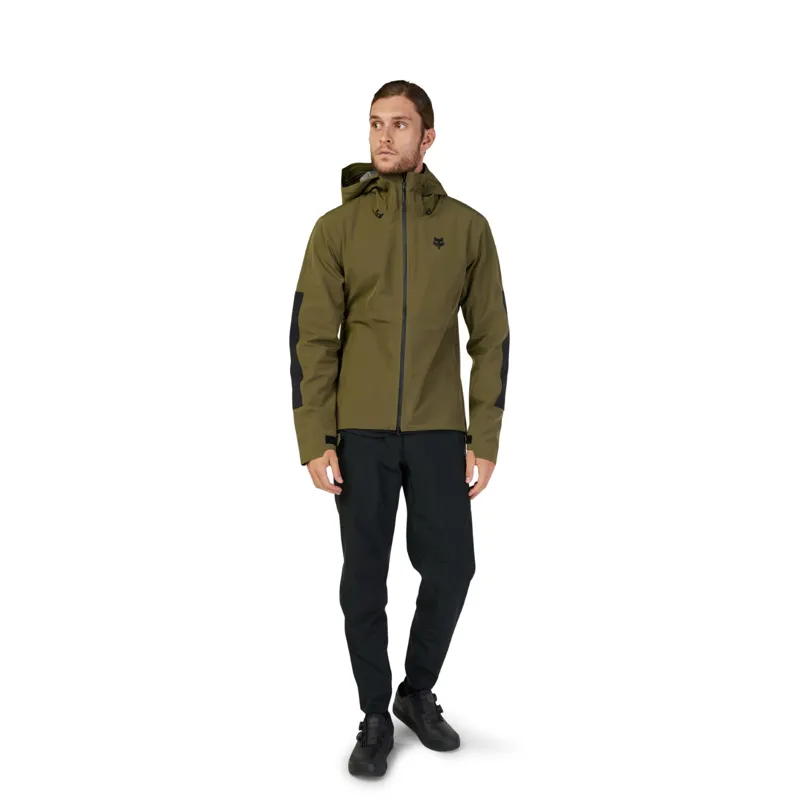 Fox Defend 3L Water MTB Jacket Olive Green-11