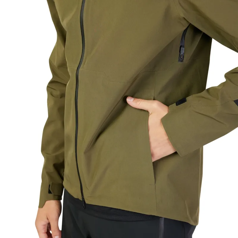 Fox Defend 3L Water MTB Jacket Olive Green-4