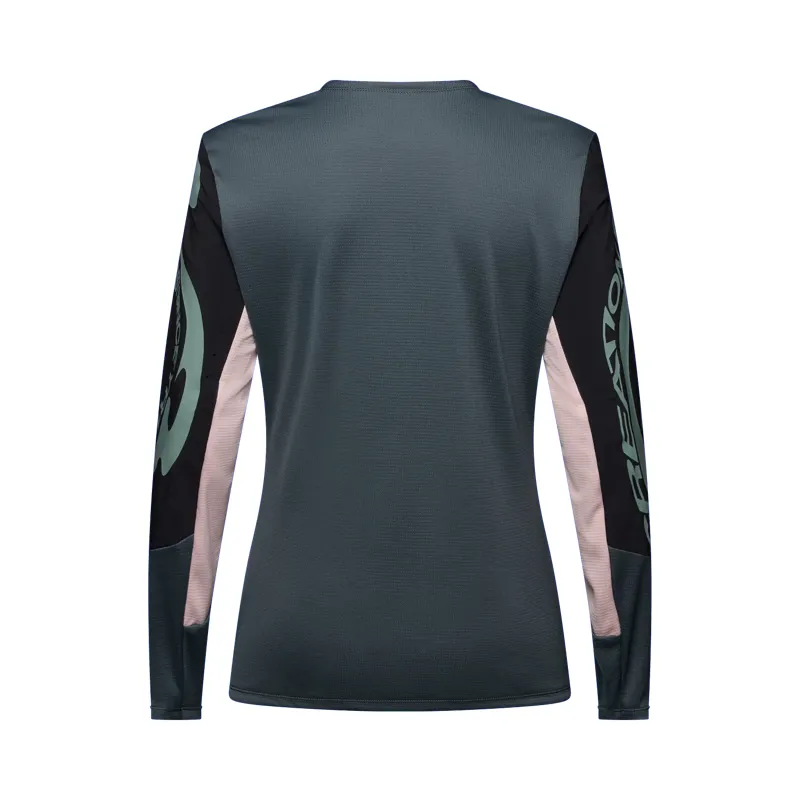 Fox Defend Creation Long Sleeve Jersey Women Deep Cobalt-1