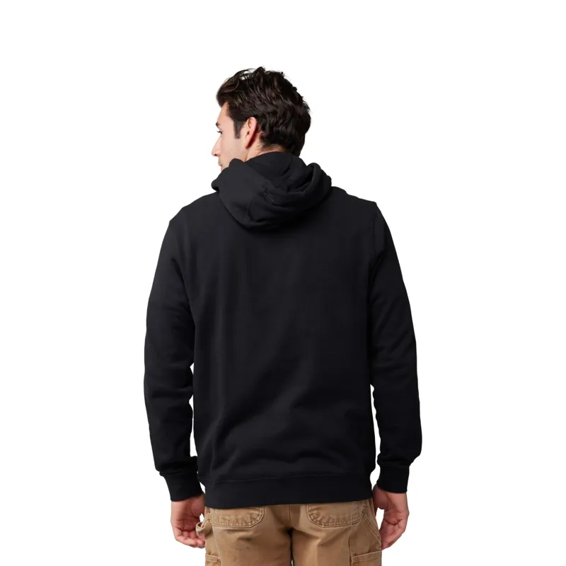 Fox Emotion Pullover Fleece Hoodie Black-3