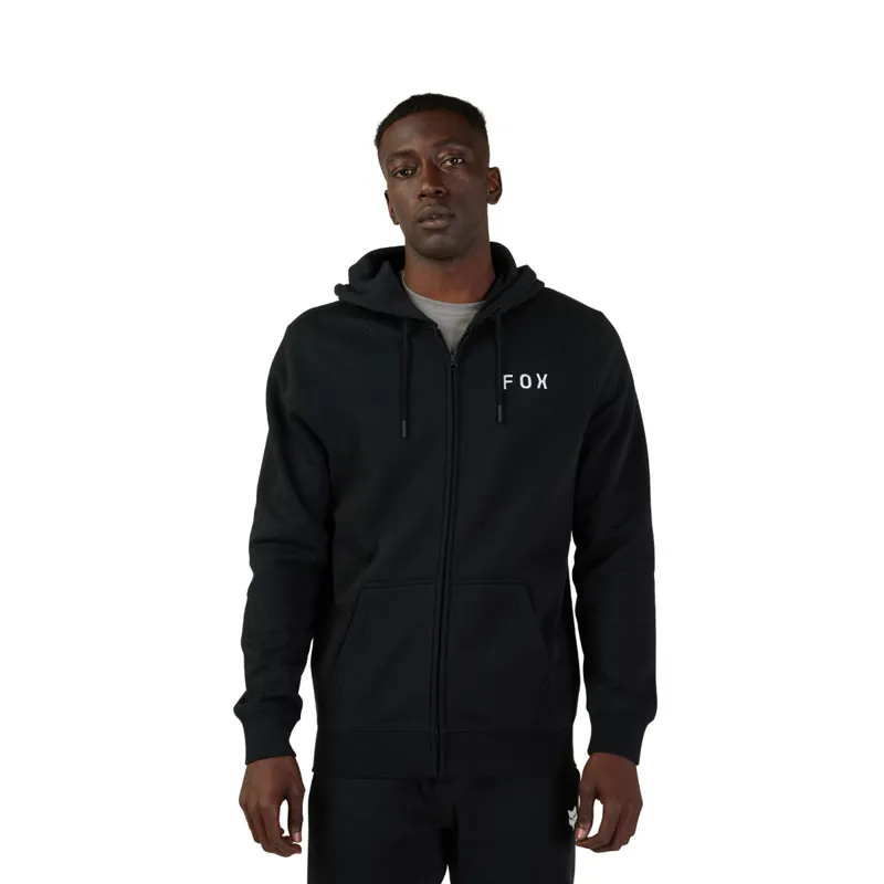 Fox Flora Zip Fleece Hoodie Black-2