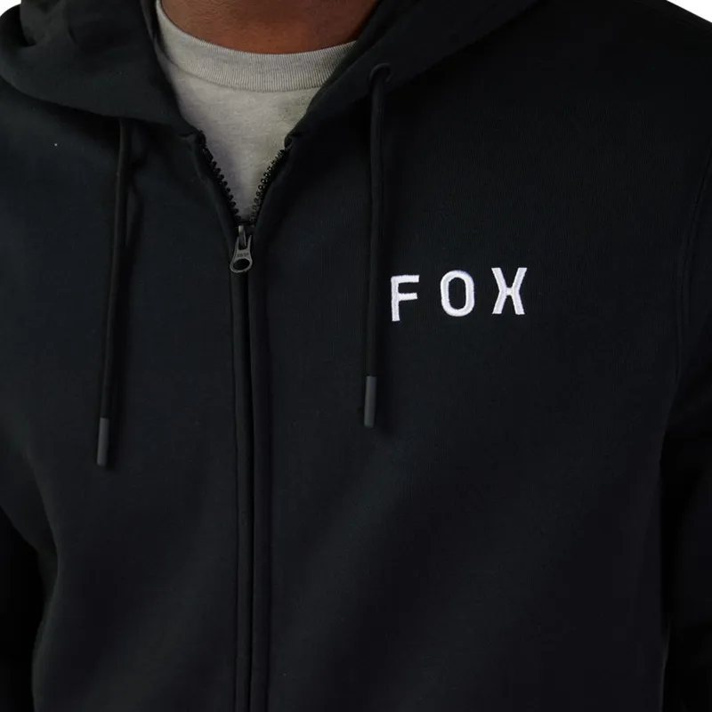Fox Flora Zip Fleece Hoodie Black-6