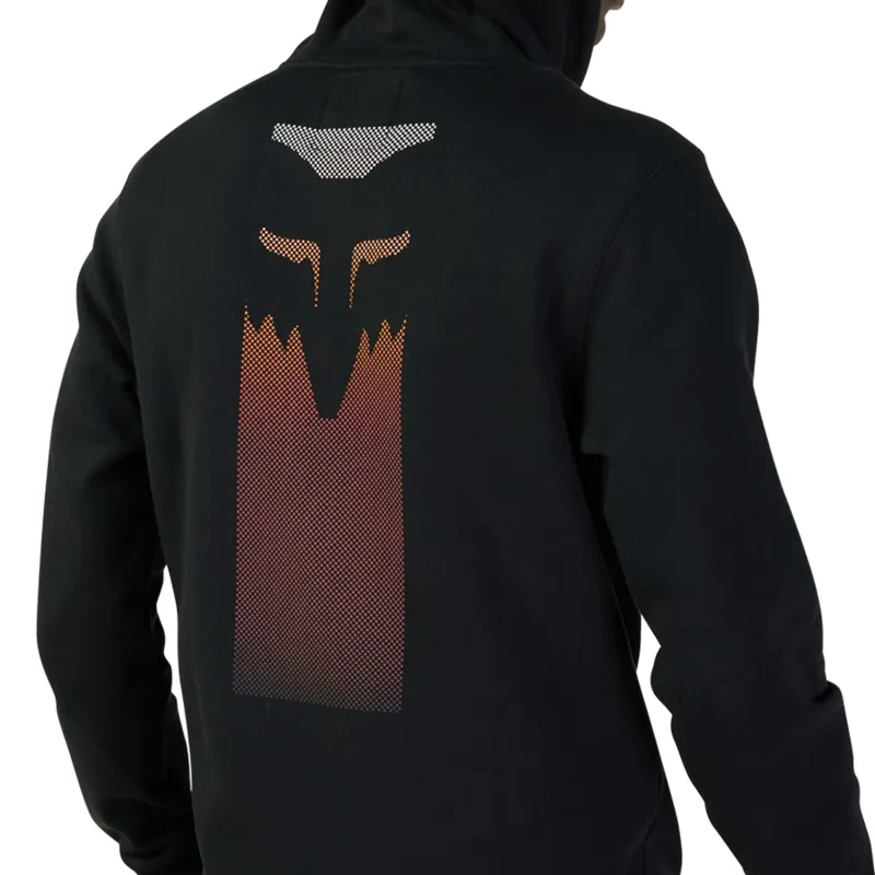 Fox Flora Zip Fleece Hoodie Black-7
